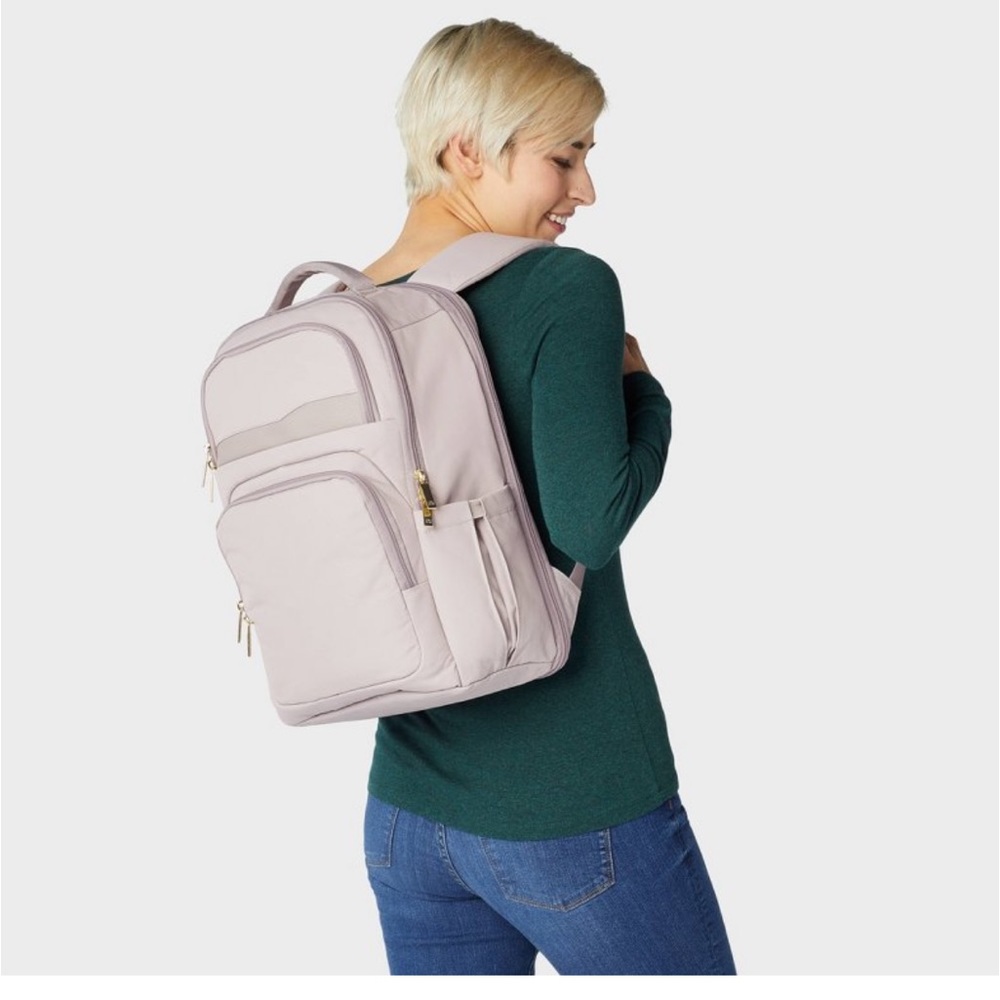 Signature Day Trip Backpack | Open Story| Taupe| NWOT - Picture 2 of 9